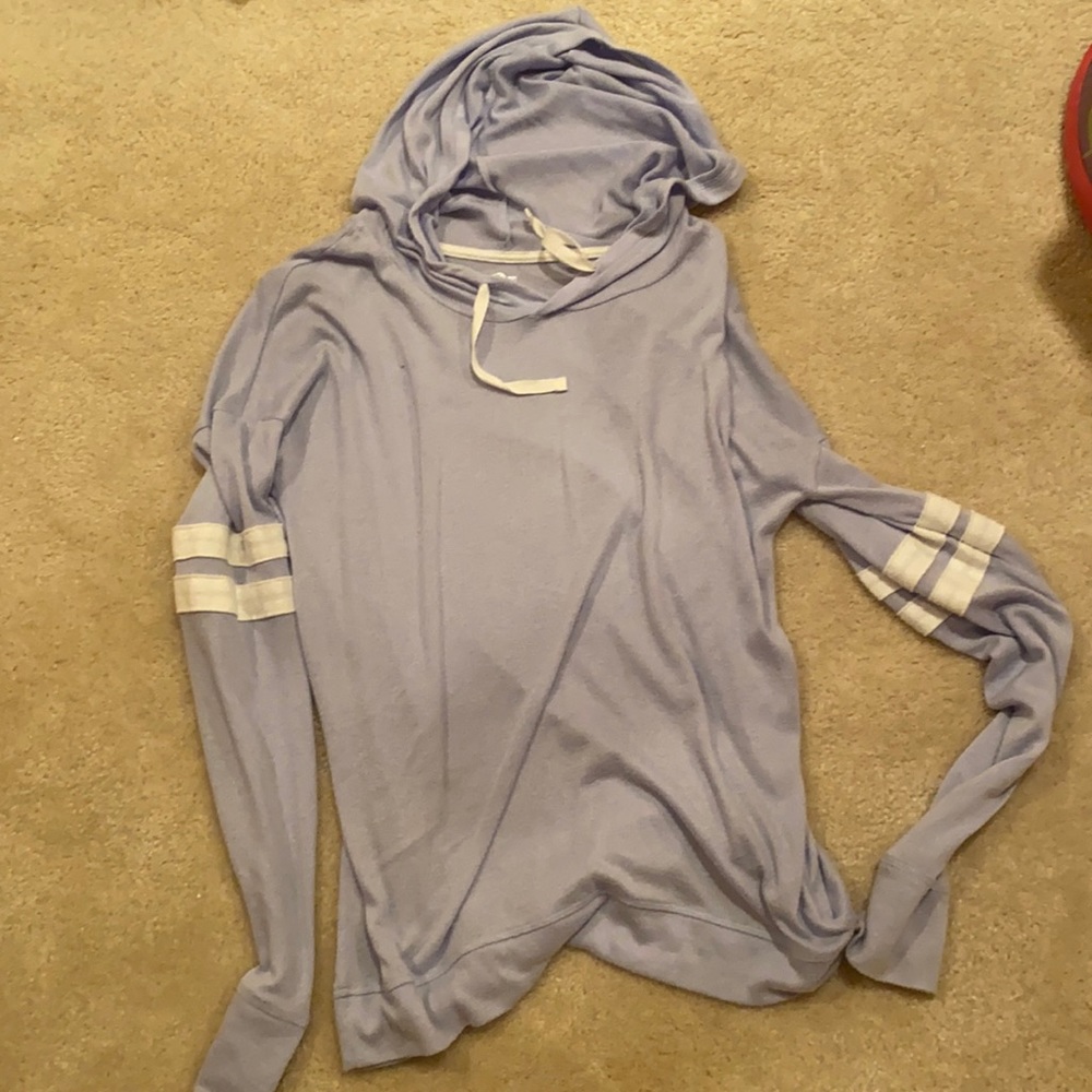 cozy lavender hoodie in small
